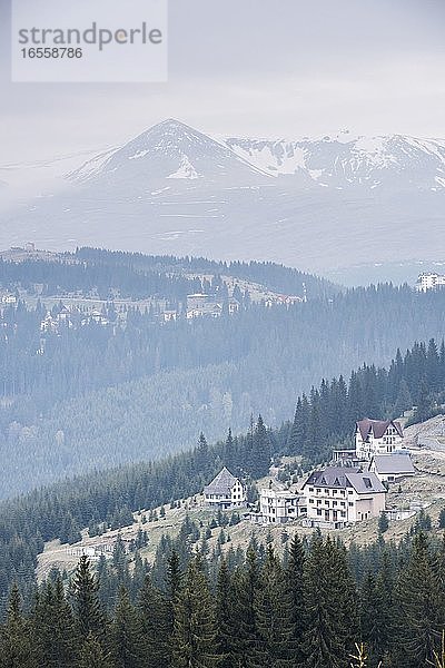 Ranca  ein Skigebiet in den Parang-Bergen  Karpaten  Region Oltenia  Rumänien