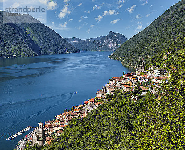 Albogasio  Luganer See  Provinz Como  Lombardei  Italien.