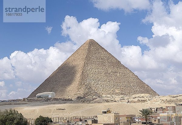 Die Pyramide von Khufu  Gizeh  Ägypten  Afrika