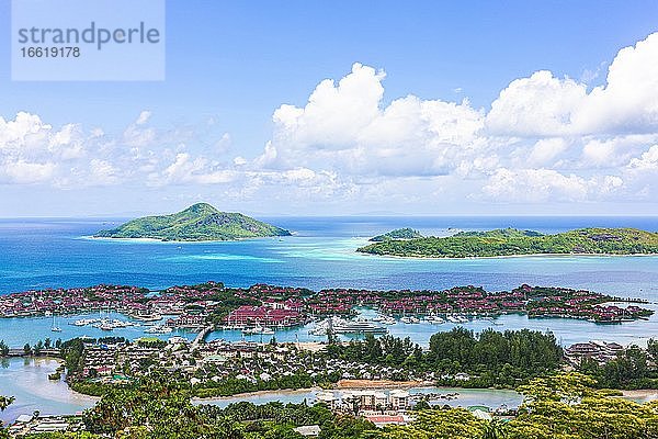 Aufgeschüttete Insel Eden Island  Insel Mahe  Seychellen  Afrika