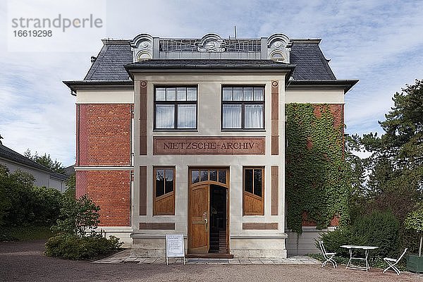 Nietzsche-Archiv  Villa Silberblick  Architekt Henry van de Velde  Weimar  Thüringen  Deutschland  Europa