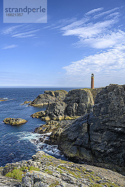 UK  Schottland  Butt of Lewis Leuchtturm am nördlichsten Punkt der Isle of Lewis