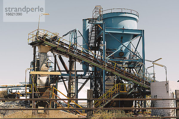 Spanien  Provinz Huelva  Huelva  Salzbergwerkmaschinen