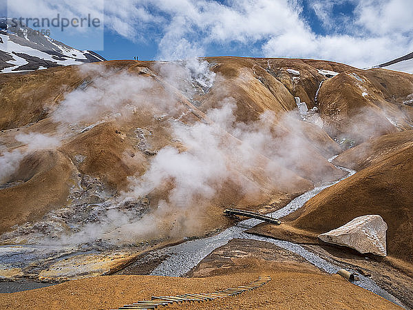 Island  Südliche Region  Hveradalir heiße Quellen im Kerlingarfjoll-Gebirge