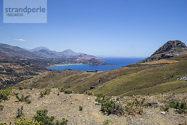 Schöne Landschaft in Plakias  Kreta  Griechenland