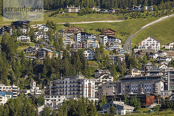 Schweiz  Kanton Graubünden  St. Moritz  Ferienort im Engadin