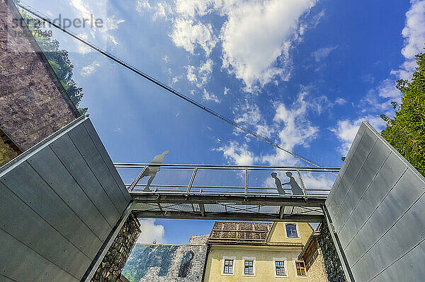 Österreich  Tirol  Reutte  Highline179  die sich über einen Hochsteg erstreckt