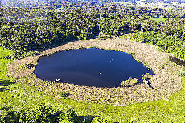Drohnenansicht des Rothsees im Sommer