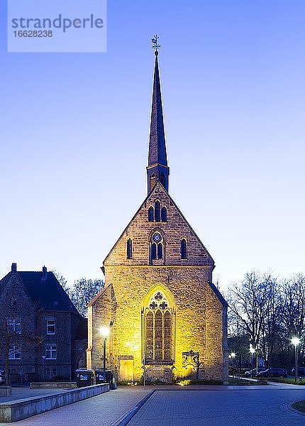 Kirche St. Jakobi  ehemaliges Jakobskloster  Rinteln  Weserbergland  Niedersachsen  Deutschland  Europa
