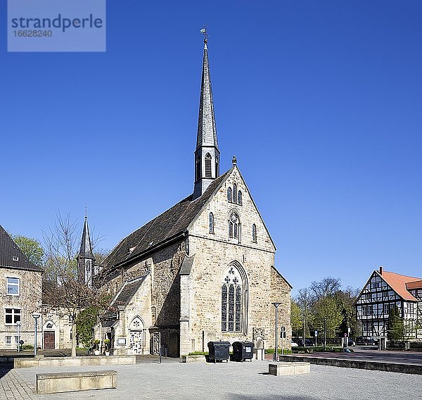 Kirche St. Jakobi  ehemaliges Jakobskloster  Rinteln  Weserbergland  Niedersachsen  Deutschland  Europa