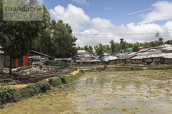 Lager für aus Myanmar geflüchtete Rohingya  Kutupalong  Cox Bazar  Bangladesch  Asien