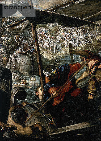 Tintoretto (Jacopo Robusti) (1518-1594). Italienischer Maler. Die Entführung der Helena  1578-1579. Prado-Museum. Madrid. Spanien.