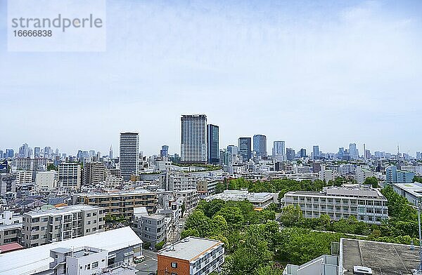 Stadtbild in Tokio  Japan