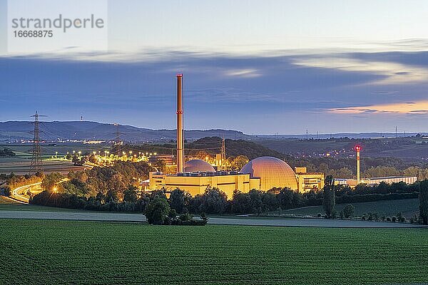 Kernkraftwerk Neckarwestheim  Neckarwestheim  Baden-Württemberg  Deutschland  Europa