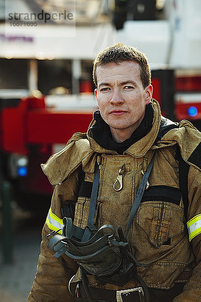 Feuerwehrmann in Reykjavik - Island