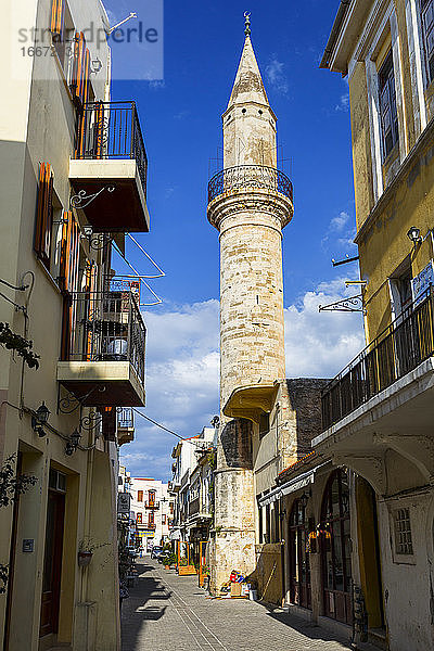 Moschee in der Altstadt von Chania auf Kreta  Griechenland.