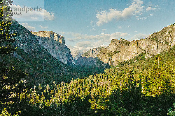 Blick auf das Tal des Yosemite-Nationalparks in Nordkalifornien.