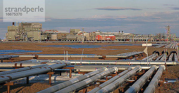 Energieerzeugung am North Slope von Alaska