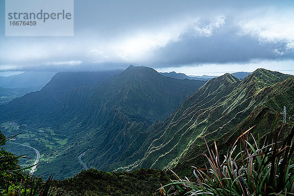 die Ko'olau-Berge auf Oahu  Hawaii