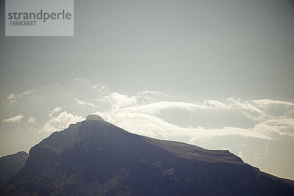 Berge im Canfranc-Tal  Provinz Huesca  Aragonien in Spanien.