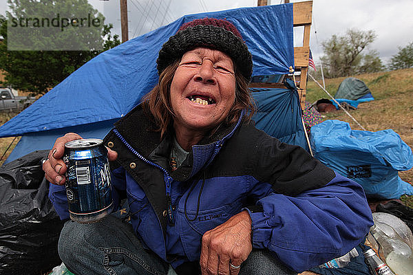 Obdachlosen-Zeltstadt in Sacramento