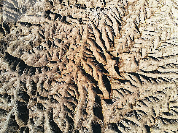 Luftaufnahme der Wüstendünen