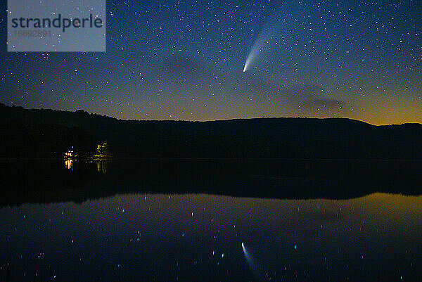 Der Komet Neowise streift durch den Nordwest-Ski über Vermont
