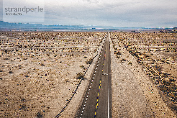 Highway 66 von oben  Kalifornien