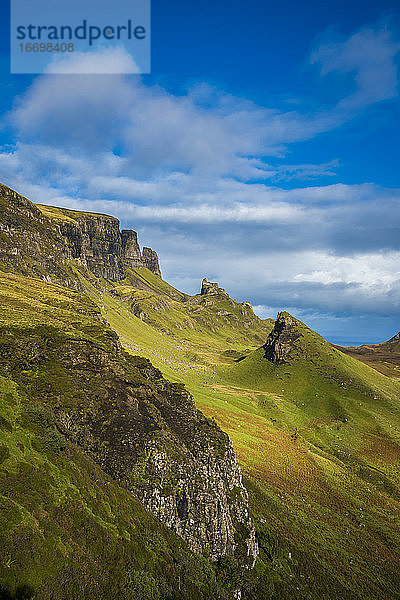 Felsnadeln  Quiraing  Isle of Skye  Schottland  UK