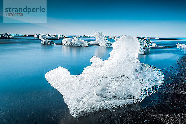 Die wunderschöne Gletscherlagune Jokulsarlon