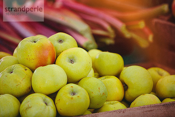 Äpfel auf dem Farmers' Market