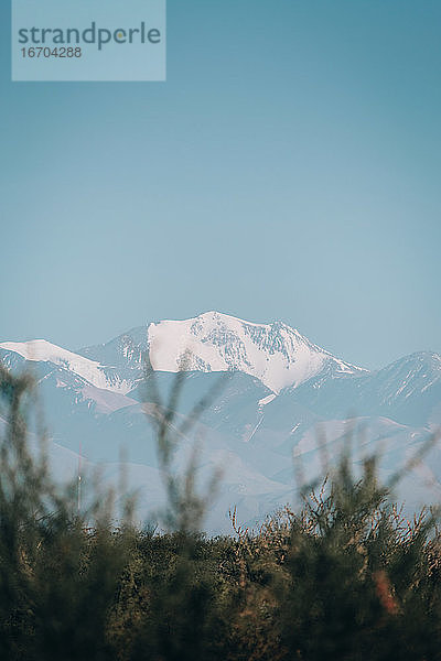 Berg im Winter Mendoza Argentinien