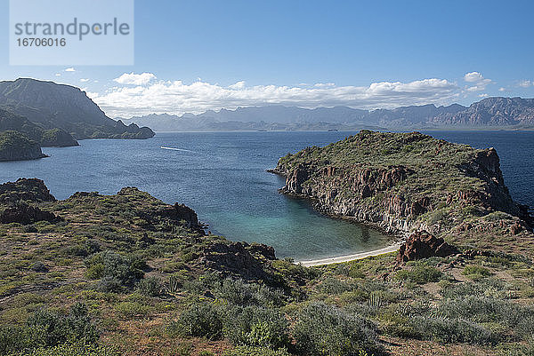 Insel Del Carmen in der Bucht von Loreto  Baja California Sur  Mexiko.