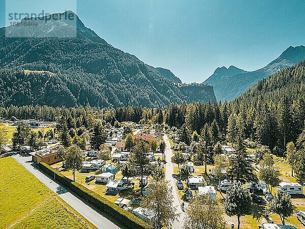 Camping im Ötztal Längenfeld Ötztal  Tirol  Österreich  Europa