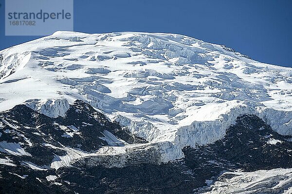 Pointe Bravais  Gletscher am Berg  Chamonix  Haute-Savoie  Frankreich  Europa