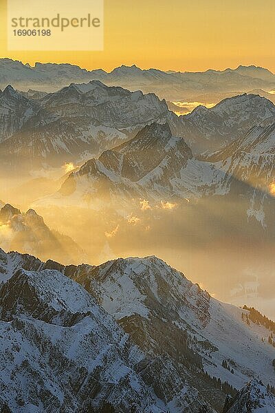 Mattstock  Ostschweizer Alp  Schweiz  Europa