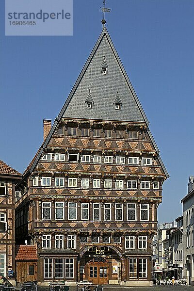 Knochenhaueramtshaus von 1529  Marktplatz  Hildesheim  Niedersachsen  Deutschland  Europa