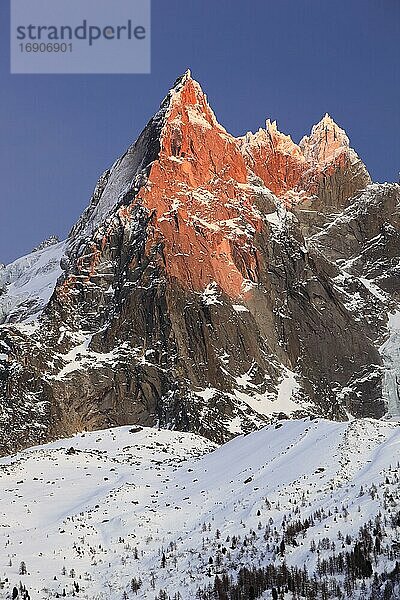 Aiguilles du Chamonix  Frankreich  Europa