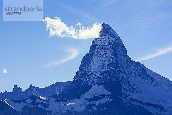 Matterhorn  Wallis  Schweiz  Europa