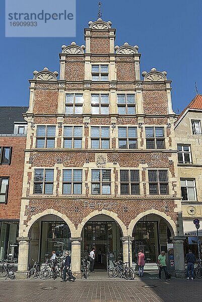 Historisches Patrizierhaus von 1583  Münster  Nordrhein-Westfalen  Deutschland  Europa