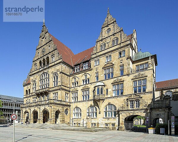 Altes Rathaus  Bielefeld  Ostwestfalen  Nordrhein-Westfalen  Deutschland  Europa