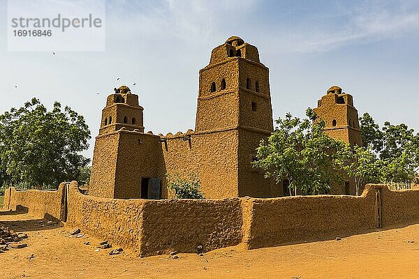 Große Moschee von Yama  Sudano-Sahel Architektur  Yaama  Niger  Afrika