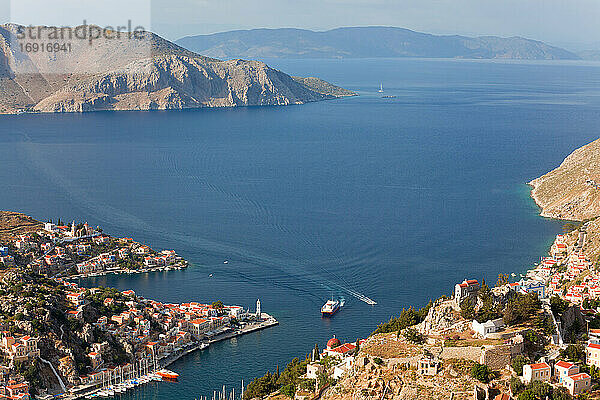 Symi Stadt  Insel Symi  Dodekanes Inseln  Griechenland