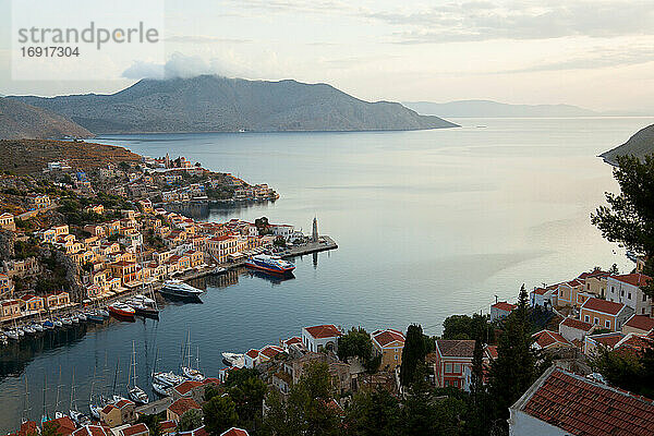 Symi Stadt  Insel Symi  Dodekanes Inseln  Griechenland