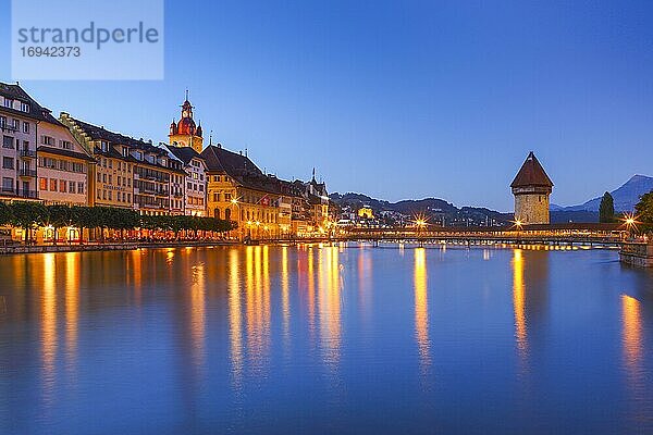 Altstadt Luzern  Schweiz  Europa