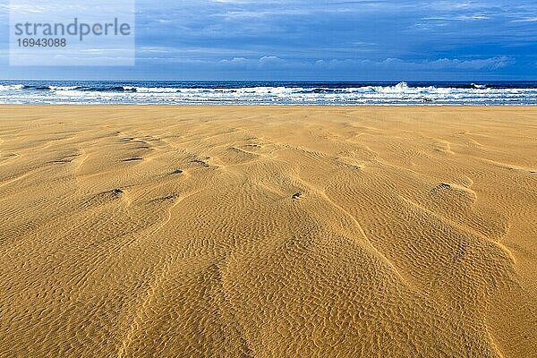 Sandstrand Küste  Sutherland  Schotland