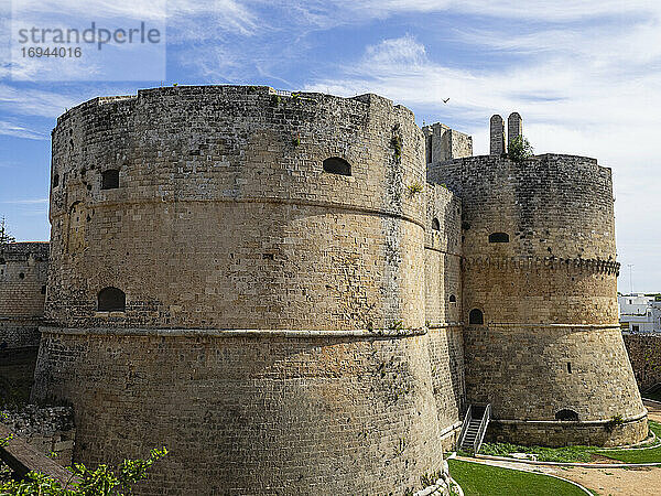Burg Aragonese  Otranto  Apulien  Apulien  Italien  Europa