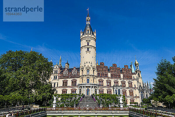 Schweriner Schloss  Schwerin  Mecklenburg-Vorpommern  Deutschland  Europa