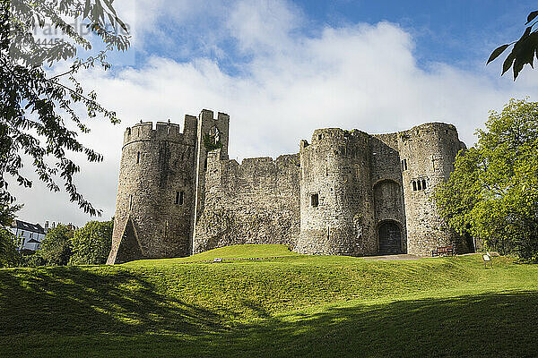 Chepstow Castle  Chepstow  Monmouthshire  Wales  Vereinigtes Königreich  Europa