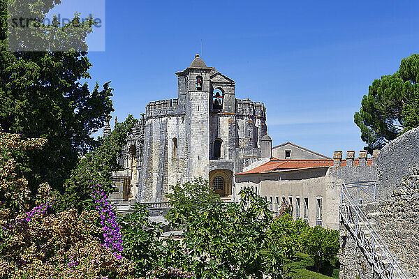 Burg und Kloster des Christusordens (Convento do Cristo)  UNESCO-Weltkulturerbe  Tomar  Bezirk Santarem  Portugal  Europa